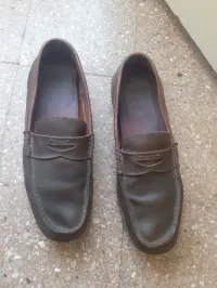 Deux mocassins en cuir vertex et rockport