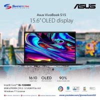 ASUS VIVOBOOK S15/I5-13500H/16GB DDR5/512GB SSD/INTEL ARC A350M/INTEL IRIS XE/15.6  2K OLED -120Hz