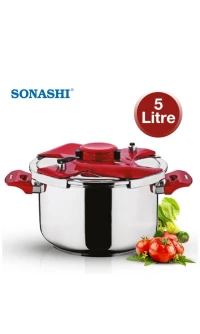 Sonashi cocotte minute en inox de 5L