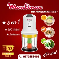 Multimoulinette 5 en 1 - 500 W Blanc