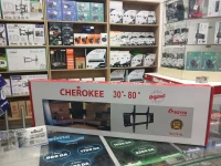 Support mural TV FIXE  cherokee 30" - 80" POUSSE