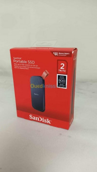 disques-durs-sandisk-2-to-ssd-externe-portable-type-c-usb-32-vitesse-de-lecture-jusqua-800mbs-kouba-alger-algerie