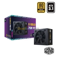 COOLER MASTER G750 GOLD 750W V2 - ALIMENTATION 80 PLUS GOLD - ATX 12V 3.1 - HDB SILENCIEUX - NOIR