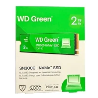 WD GREEN SN3000 2TB - DISQUE DUR SSD M.2 NVMe - PCIe 4.0 Gen4 - 5000 MO/S - NOIR - PC - LAPTOP