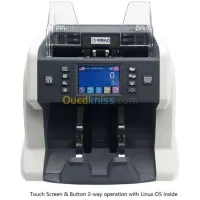 BILL COUNTER RIBAO BC-55 - COMPTEUSE TRIEUSE & DÉTECTEUSE FAUX BILLET - ECRAN LCD - MULTIDEVISES - 