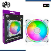 COOLER MASTER MASTERFAN MF120 HALO RGB - VENTILATEURS DE BOÎTIER 120 mm ARGB - 62 CFM - WHITE 