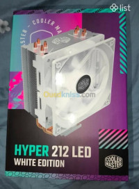 refroidissement-cooler-master-hyper-212-led-white-edition-aircooling-120mm-socket-intel-amd-aluminium-1800-rpm-kouba-alger-algerie