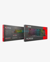 CLAVIER OZONE ALLIANCE - CLAVIER HYBRIDE MÉCANIQUE / MEMBRANE - RGB - AZERTY - ANTI-GHOSTING