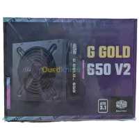 COOLER MASTER G GOLD 650W V2 - ALIMENTATION 80 PLUS GOLD - ATX 12V 3.1 PSU - HDB SILENCIEUX - NOIR  