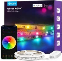 GOVEE RGBIC PRO LED STRIP LIGHT H619A 5M 16.4FT Wi-Fi Bluetooth  Alexa & Google Compatible Light