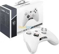 MSI FORCE GC30 V2 - MANETTE SANS FIL - COMPATIBLE PC - ANDROID - CONSOLES - DIRECTIONNELLE - BLANCHE