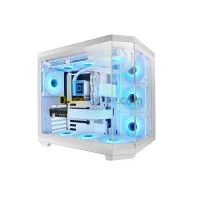 MARS GAMING MC-3TCORE - BOÎTIER MOYENNE TOUR - VERRE TREMPÉ - ATX  MICROATX  MINI-ITX - WHITE 