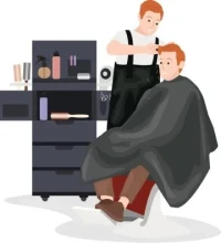 LOCATION POSTE DE TRAVAIL DS UN SALON DE COIFFURE HOMME