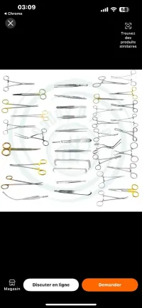 Instrumentation chirurgie cardiaque adulte et enfant 