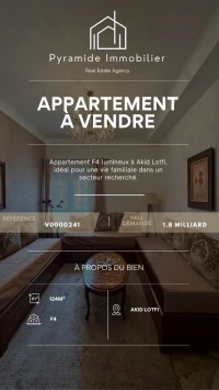 Vente Appartement F4 Oran Bir el djir