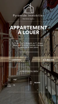 Location Appartement F3 Oran Bir el djir