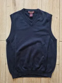 BROOKS BROTHERS Pima Cotton V-neck Sleeveless Sweater