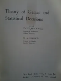 LIVRES SUR LA THEORIE DES JEUX :