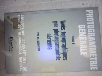 PHOTOGRAMETRIE GENERALE PAR H. BONNEVAL :