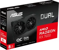 ASUS Dual Radeon RX 7600 OC Edition 8GB GDDR6
