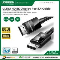 Cable Display 1.5m DP-DP (1.4v) UGREEN Original disponible plusieurs longueur  1.5m 3m 5m