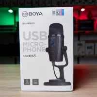 BOYA BY PM500- Microphone USB avec  support micro de bureau - PC/ANDROID