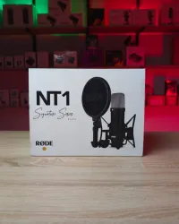 Rode NT1 Signature Series Microphone à condensateur, Filtre Anti-Pop et câble XLR