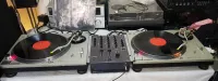 2 TECHNICS SL-1200 MK2 et GEMINI 626X 