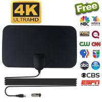 accessoires-electronique-antenne-de-television-numerique-hd-8k-4k-1080p-500-miles-mini-tv-aerienne-surf-dvb-t2-25db-alger-centre-algerie