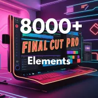 . حزمة 8000+ Final Cut Pro Elements