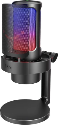 MICROPHONE FIFINE A8V RGB USB FOR STREAMING / PODCASTING PROMO