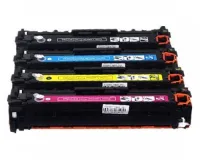 PACK TONER HP 128A CE320A NOIR + 03 COULEUR COMPATIBLE
