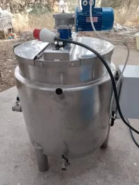 Cuve melangeur chauffante acier inoxydable 100 litres