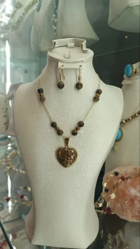Bijoux en pierres œil de tigre 