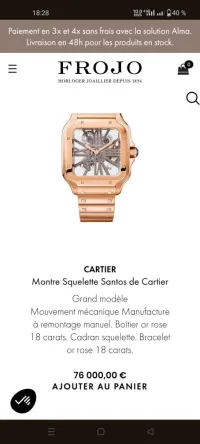 Montre homme de luxe originale de la marque Cartier  ساعة رجالية فاخرة واصلية من علامة كارتيي
