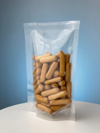  أكياس دوي باك بدون سحاب غلق لون شفاف Sac Doypack Sans Zip Couleur Transparent