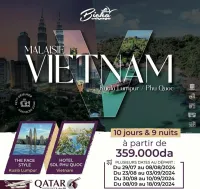 Voyage organisé combiné VIETNAM-MALAISIE 