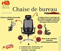 CHAISE DE BUREAU ERGONOMIQUE 