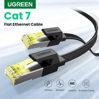 UGREEN câble Ethernet CAT7 10Gbps 600MHz en coton tressé Flat 10M15M