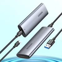 UGREEN BOÎTIER POUR DISQUE SSD M.2 SATA 5 GBIT/S en Aluminium