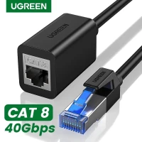 UGREEN Cat 8 Rallonge Ethernet RJ45 Réseau Câble Extension Mâle à Femelle 40Gbps 2000MHz