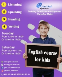 FORMATION - ANGLAIS - ENFANT - KID