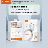 CABLE Ralenge Electrique 5M 10A 2500W LDNIO SC1017