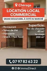 Location Local Alger Cheraga