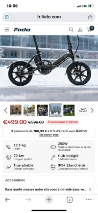 دراجات-هوائية-fiido-d3-pro-mini-velo-electrique-pliable-وادي-ارهيو-غليزان-الجزائر