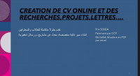 bureautique-internet-creation-de-cv-projet-بحث-lettre-motivation-oran-algerie