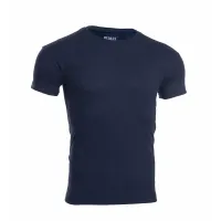 T-SHIRT HOMME DEPART  BLEU MARINE 100% COTON SIMPLE 