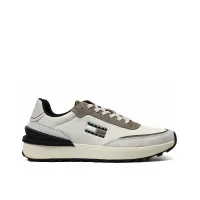 BASKETS TOMMY JEANS TJM TECHNICAL RUNNER BEIGE GREY