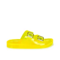 MULE DE PLAGE ANDRÉ FEMME EN CAOUTCHOUC JAUNE