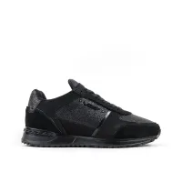 CHAUSSURE CASUAL VO7 MILAN GLITTER HOMME NOIR